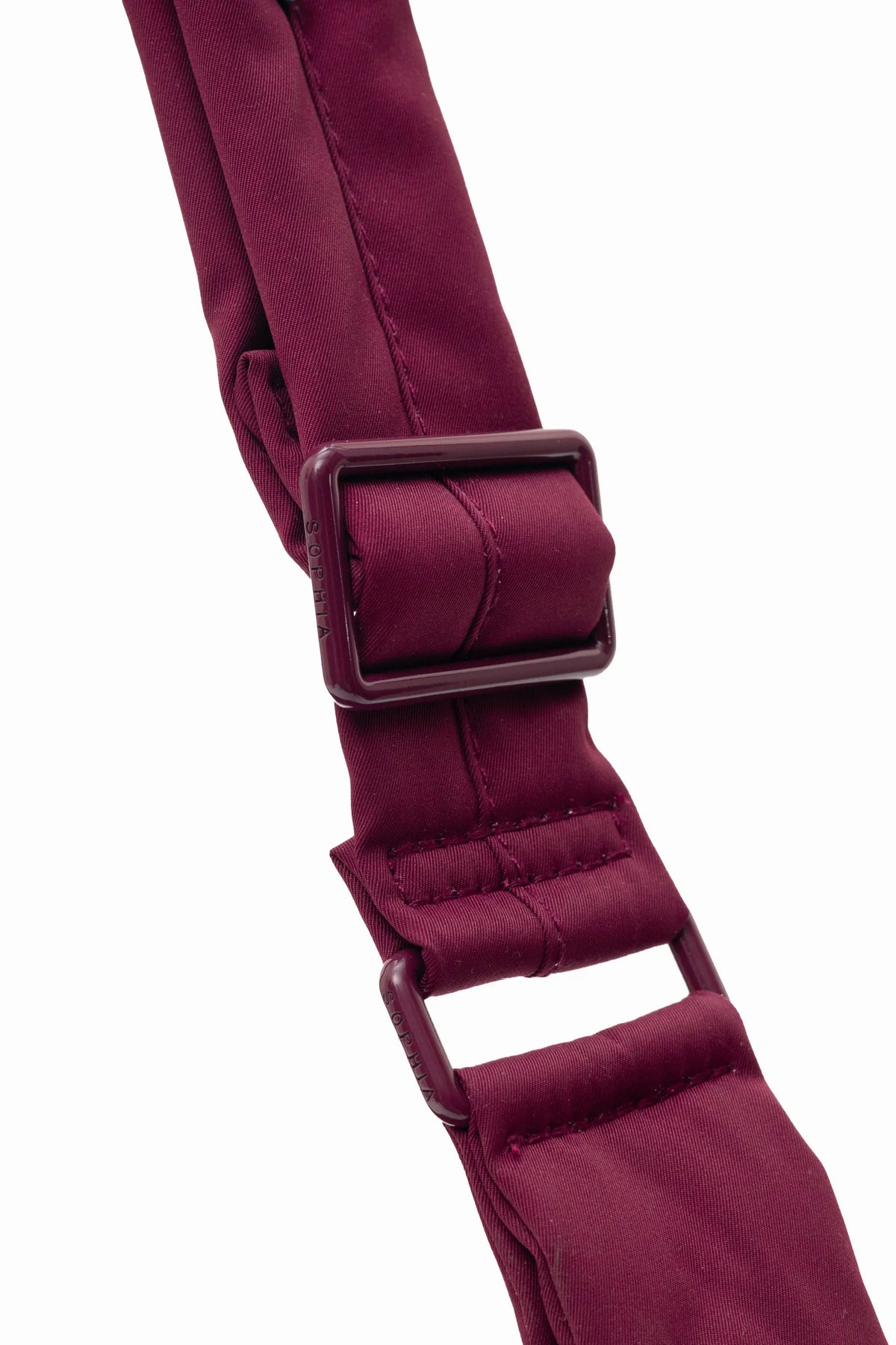 COSY LUXE L CRESCENT BAG 2.0 IN WINE 