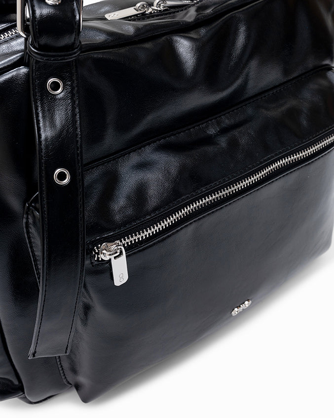 EVERYDAY CITY TOTE BAG IN PANTHER BLACK