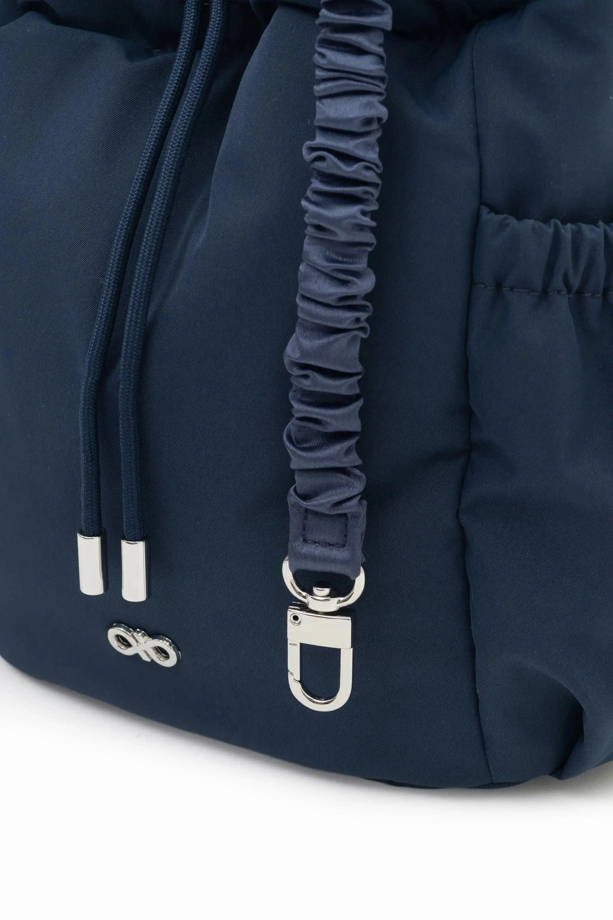 MINI COSY LUXE BUCKET BAG IN OXFORD BLUE 