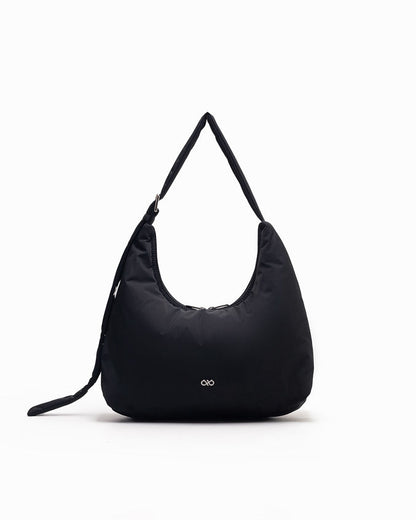 POSH HOBO BAG IN JET BLACK