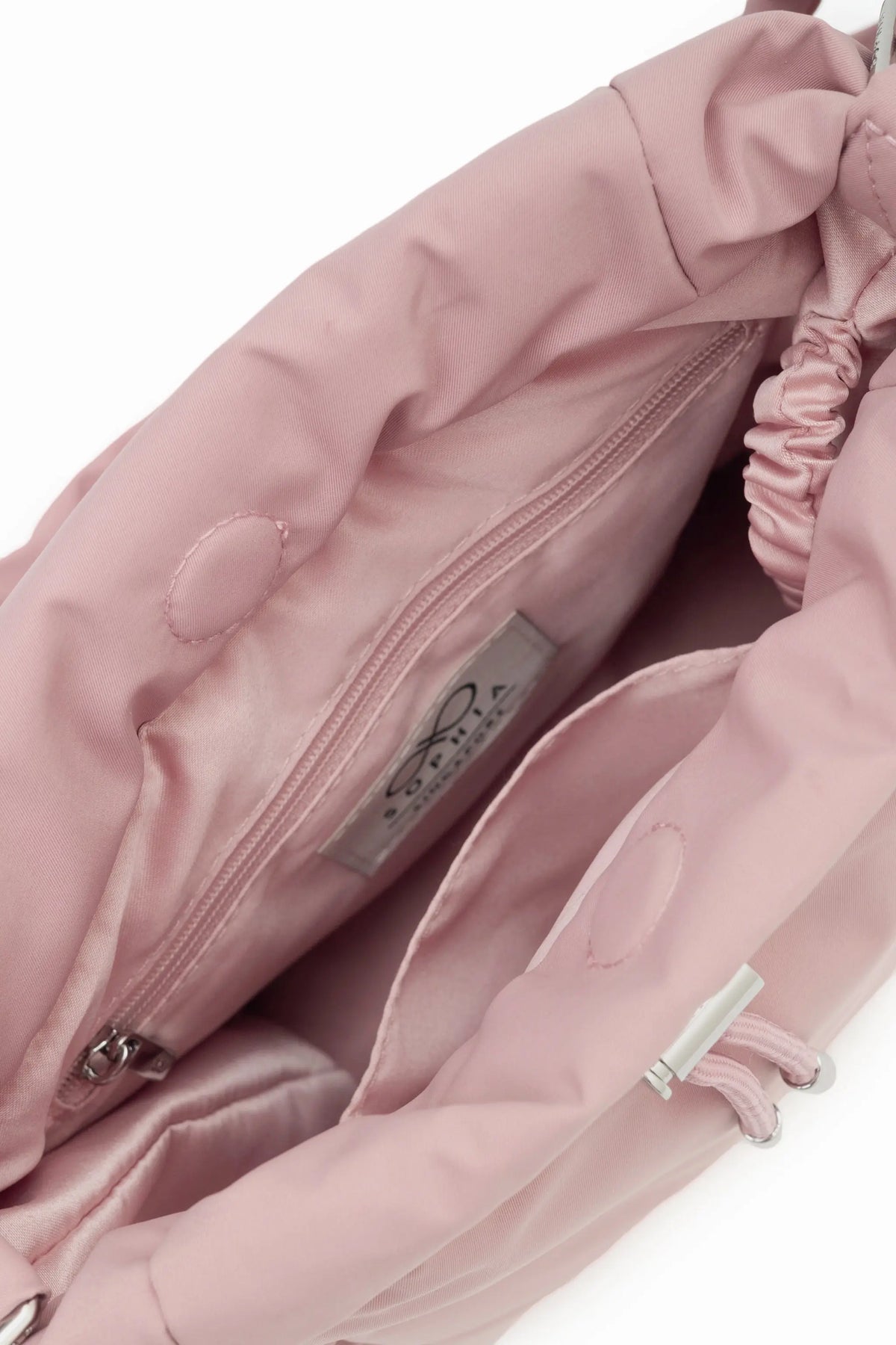 MINI COSY LUXE BUCKET BAG IN ROSY 