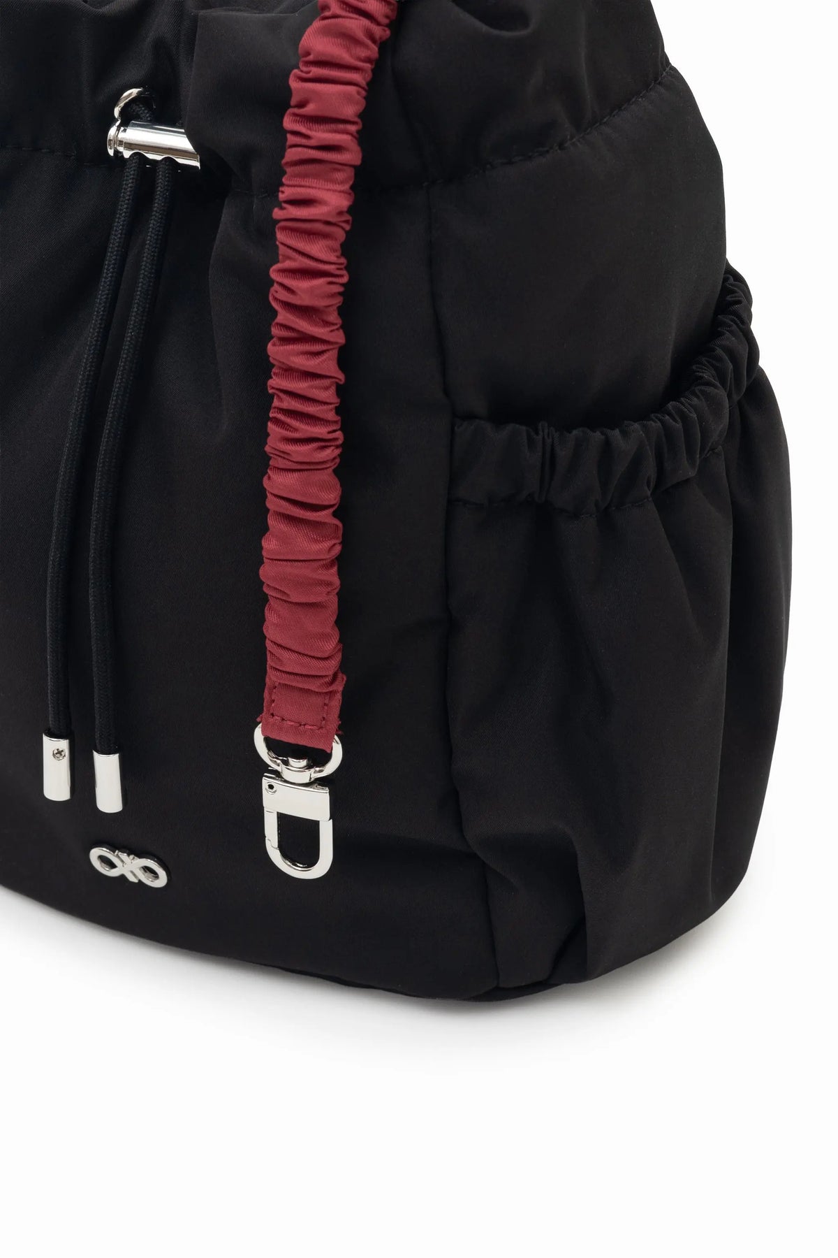MINI COSY LUXE BUCKET BAG IN JET BLACK 