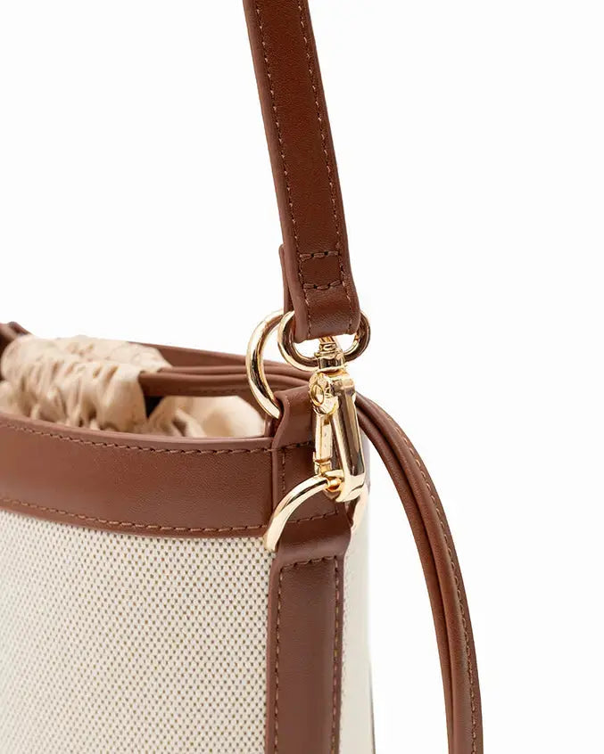 CALLY CANVAS MINI BUCKET BAG  - The Sophia Label