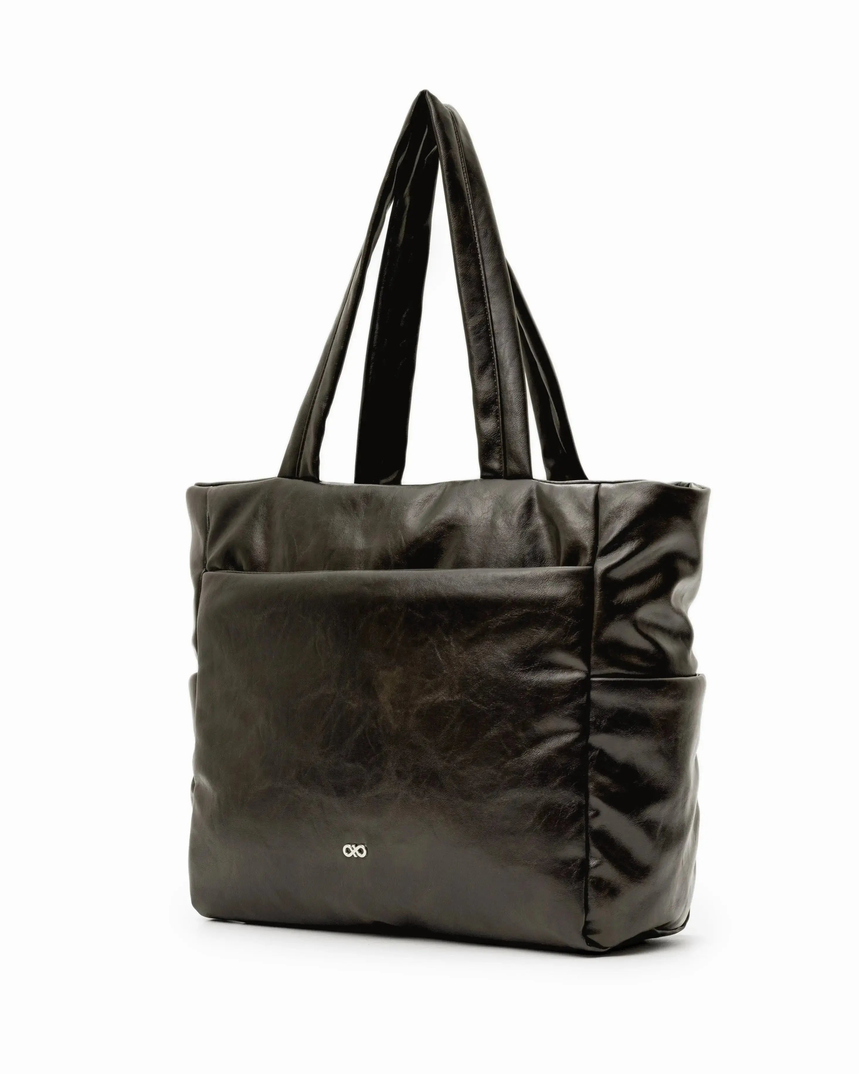 The Sophia Label - EVERYDAY CITY CUSHY TOTE 2.0 IN ESPRESSO BROWN