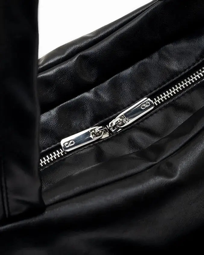 The Sophia Label - EVERYDAY CITY CUSHY TOTE 2.0 IN PANTHER BLACK