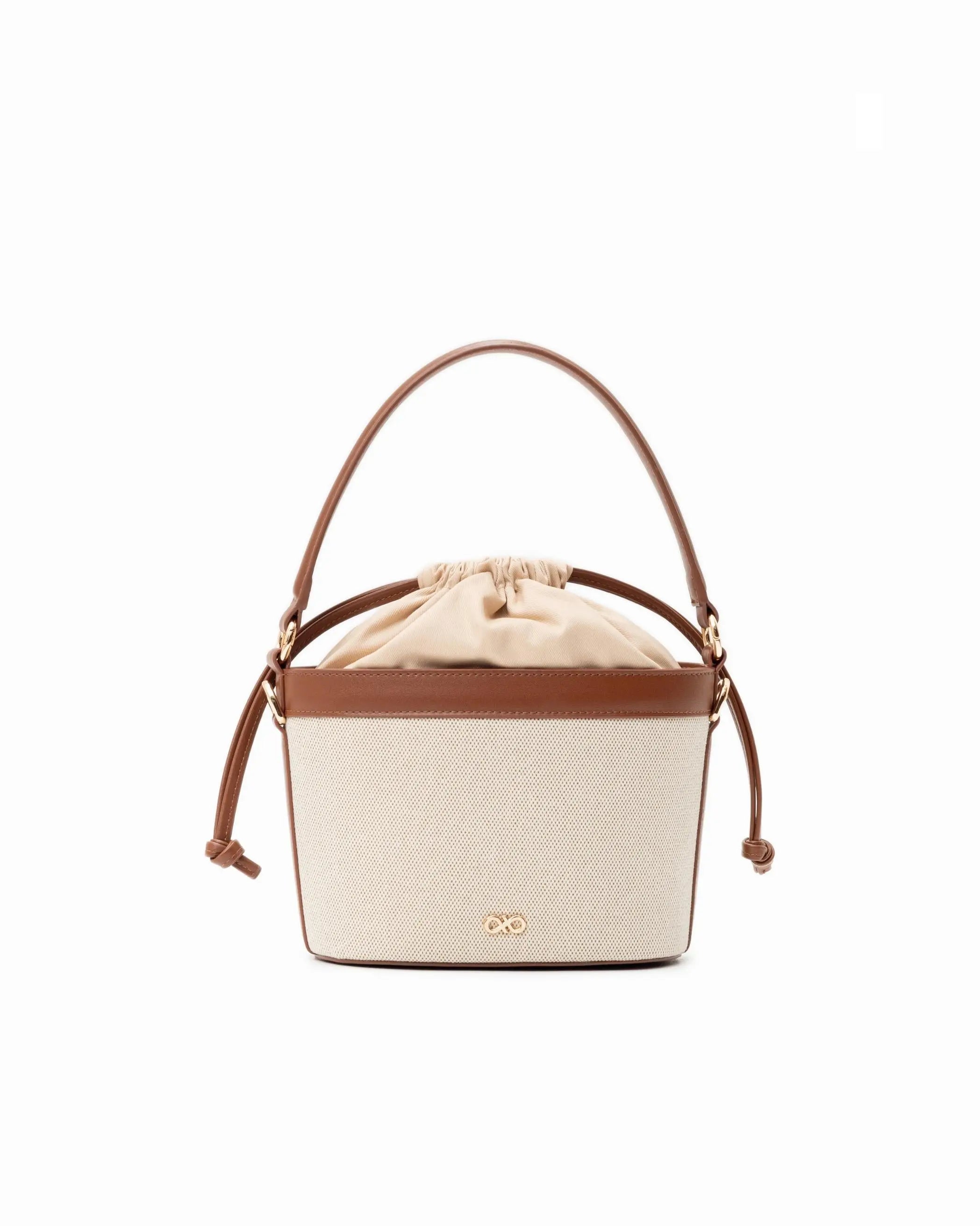 CALLY CANVAS MINI BUCKET BAG  - The Sophia Label