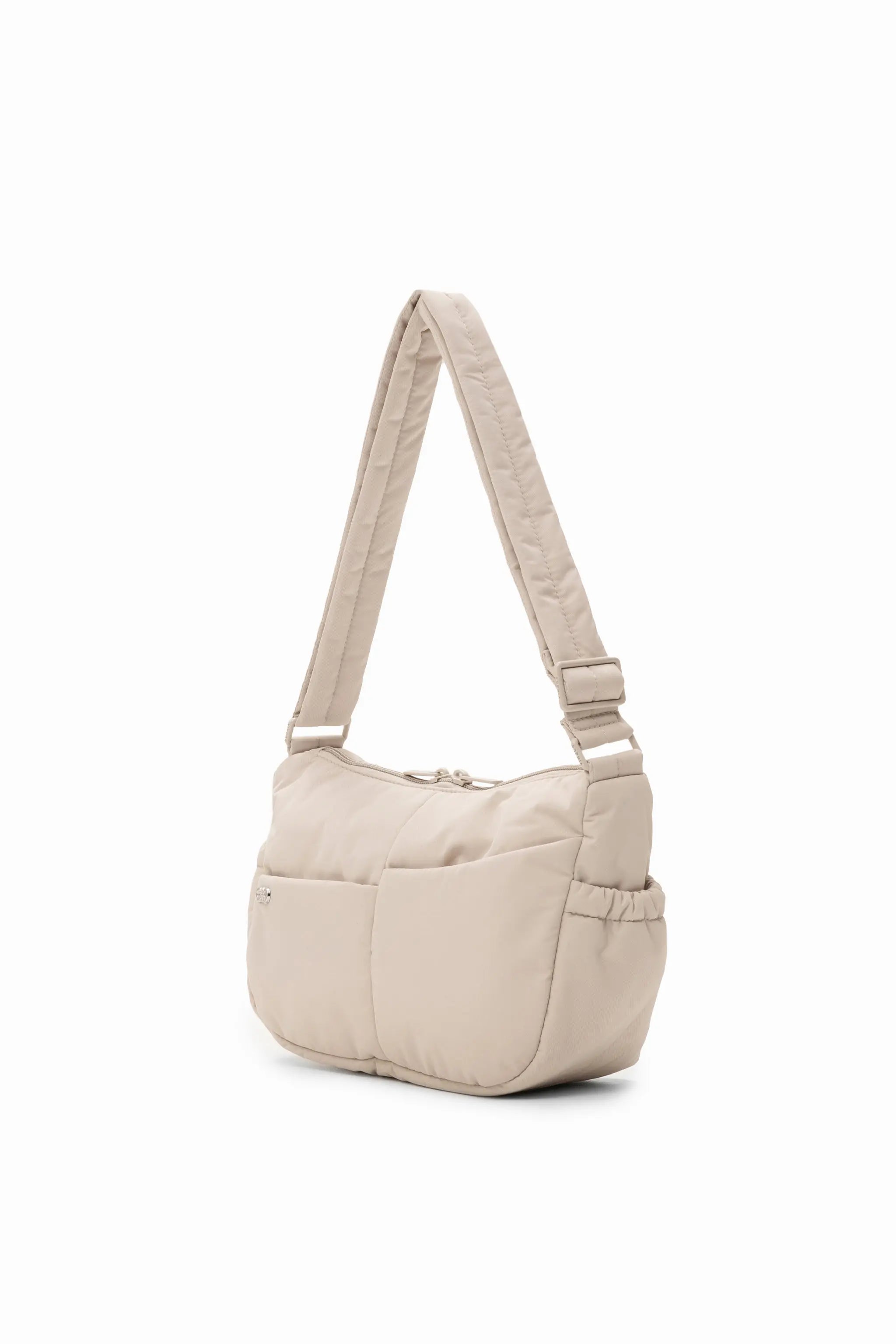 MINI SIGNATURE POCKET CROSSBODY BAG IN POSH OAT 