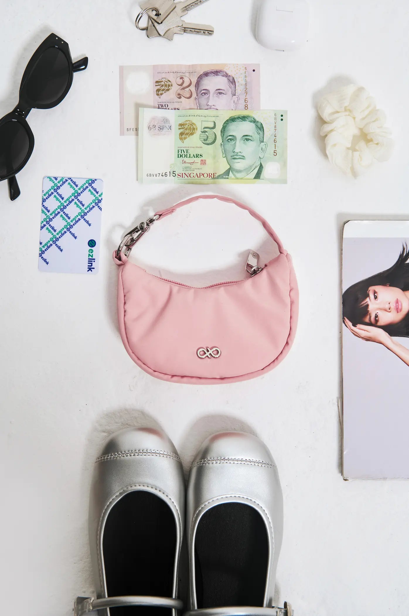NANO POUCH IN BLUSH 