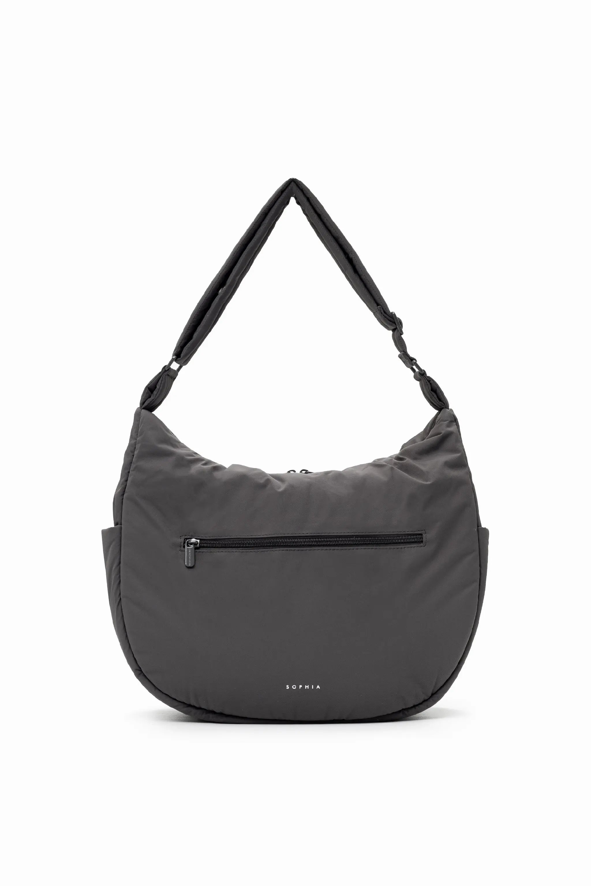 XL SIGNATURE POCKET CROSSBODY BAG IN STORM GREY 