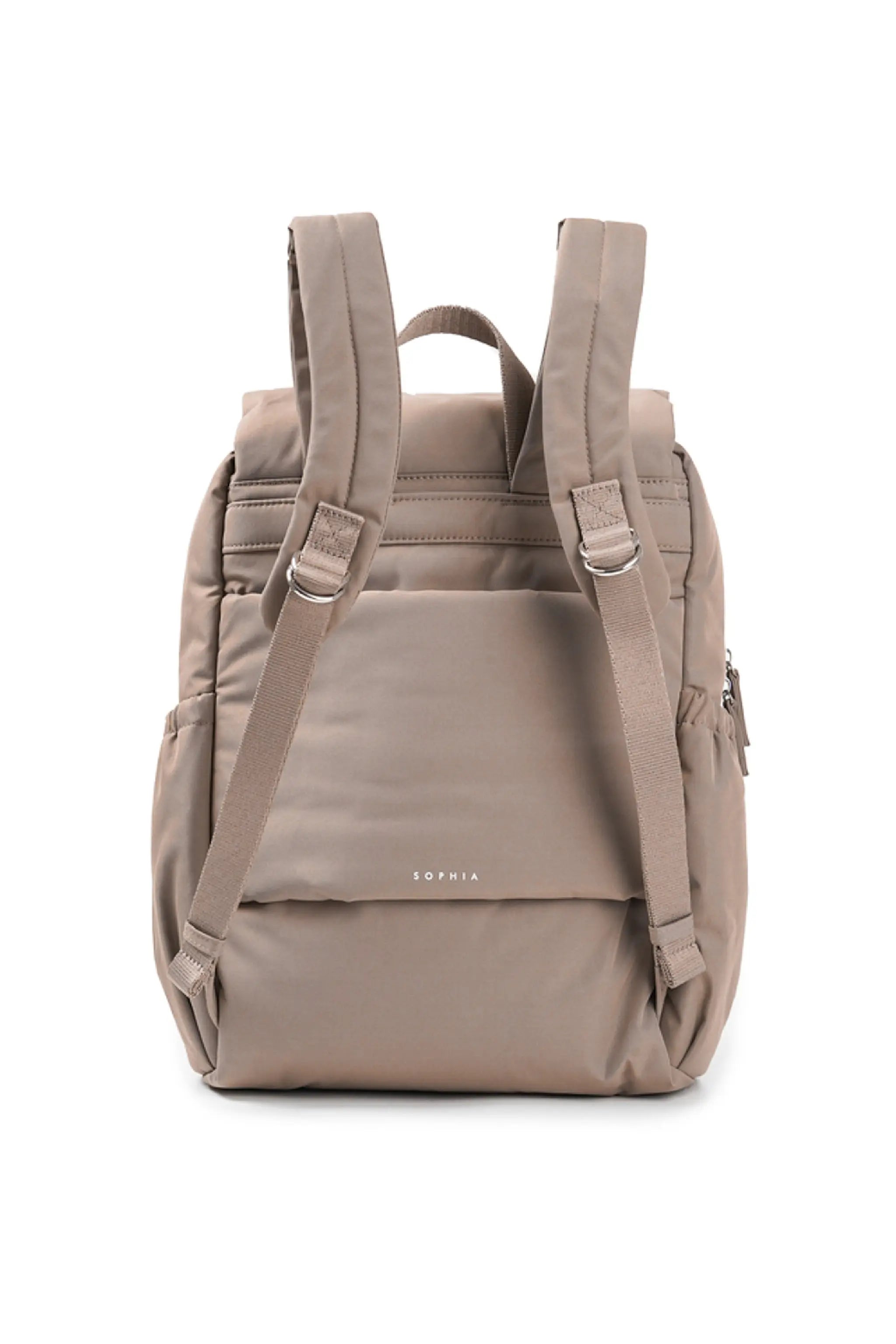 COSY LUXE UTILITY BACKPACK IN TAUPE 